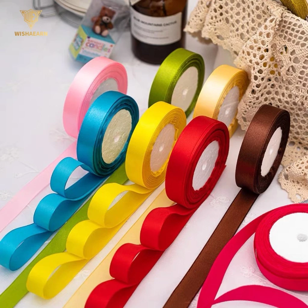 2cm Satin Ribbon l Decorative Ribbon for Gift Wrapping, Flower Bouquet, Wedding & Birthday Decoration