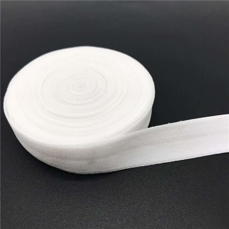 15mm Fold Over Elastic Ribbon (5/8") l 10 Yards Spandex Satin Elastic Band for Hair Accessories, Sewing, Craft & Lace Trim