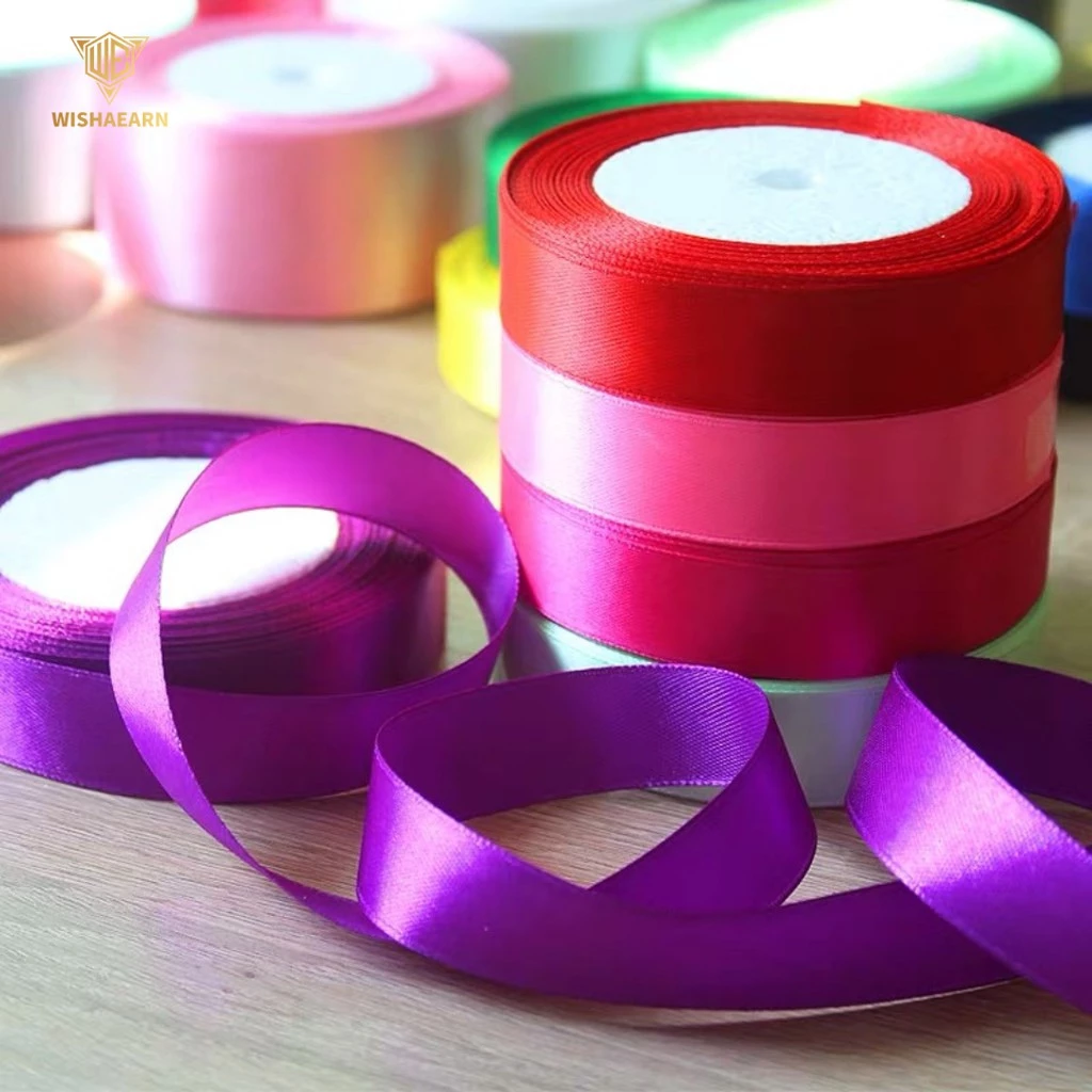 2cm Satin Ribbon l Decorative Ribbon for Gift Wrapping, Flower Bouquet, Wedding & Birthday Decoration