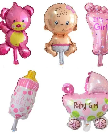 10 Inch Foil Balloon l Mini Baby Birthday Party Decoration Balloon (Captain Bear Design) for Event & Celebration