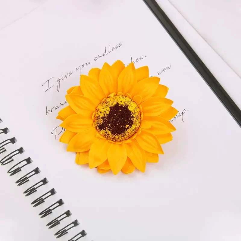 Sunflower Soap Flower Bouquet with Base l Fragrant Scent Artificial Sunflower Arrangement (Bunga Wangi Matahari) for Gift & Decoration