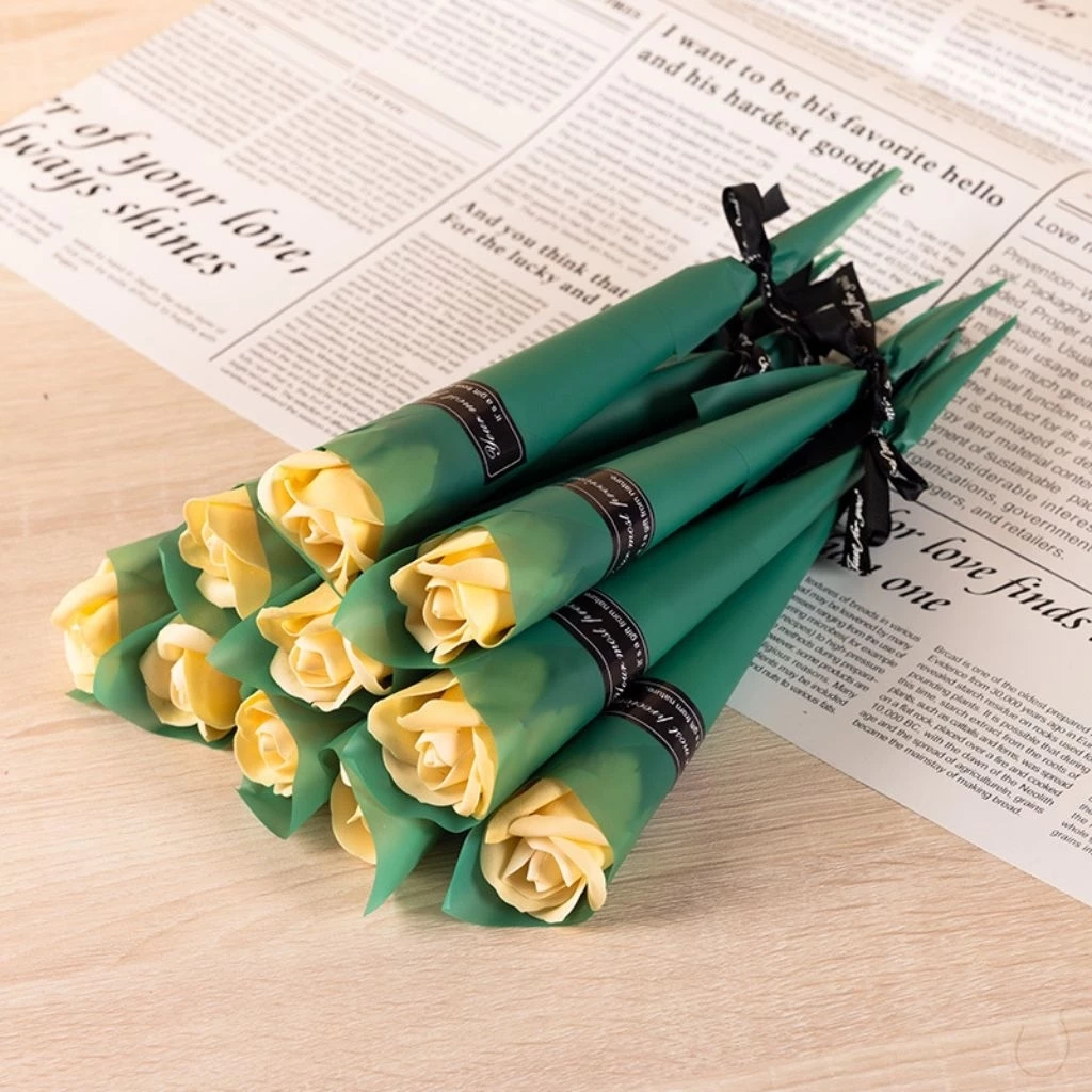 Rose Soap Flower Bouquet l Valentine's Day, Teacher's Day & Mother's Day Gift for Romantic & Appreciation Occasions