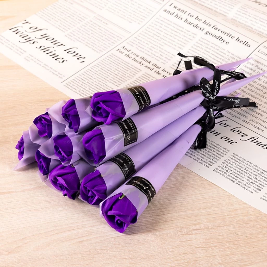 Rose Soap Flower Bouquet l Valentine's Day, Teacher's Day & Mother's Day Gift for Romantic & Appreciation Occasions