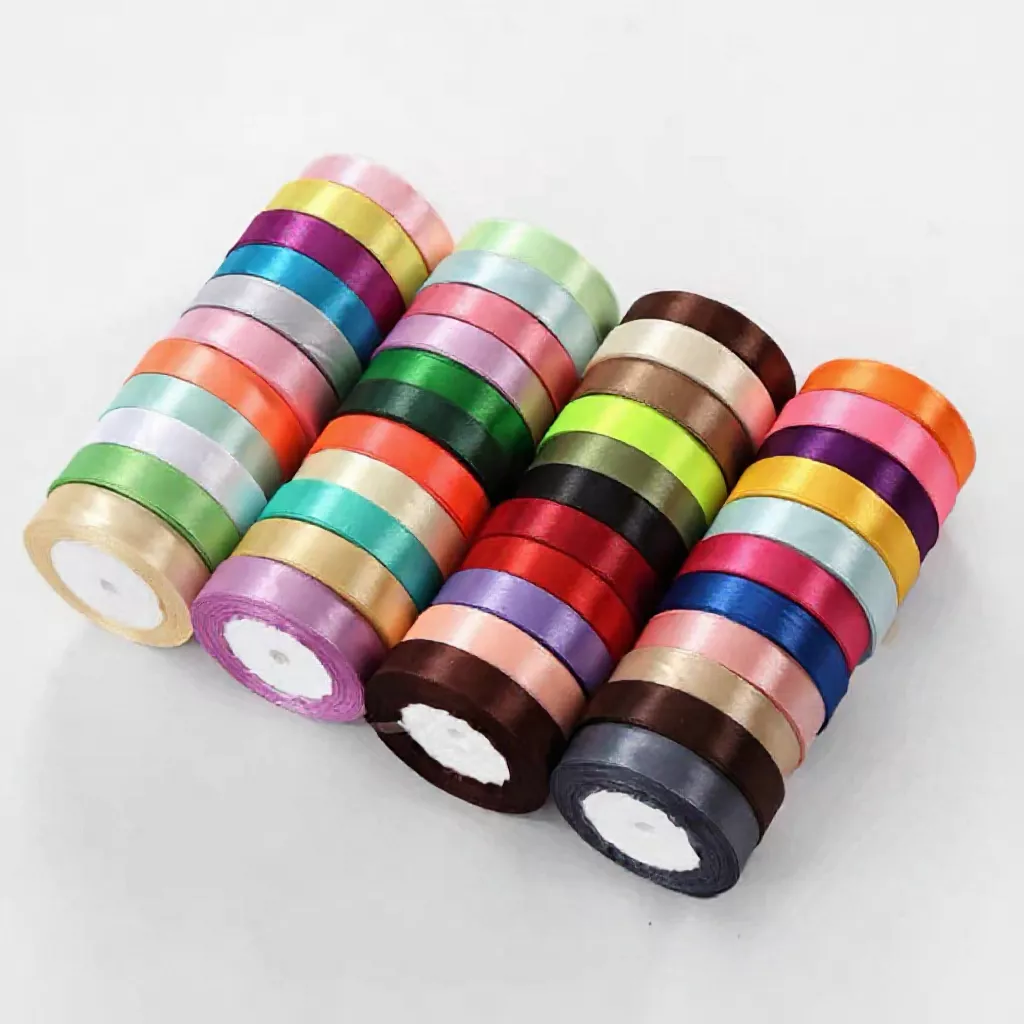 2cm Satin Ribbon l Decorative Ribbon for Gift Wrapping, Flower Bouquet, Wedding & Birthday Decoration
